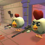 Взлом Chickens Gun + МОД много денег